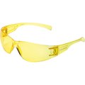Global Industrial Frameless Safety Glasses, Scratch Resistant, Amber Lens 708119AM